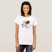 かわいい一反木綿妖怪 Tシャツ (正面フル)