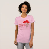 かわいい一月のカーネーションの誕生日 Tシャツ (正面フル)