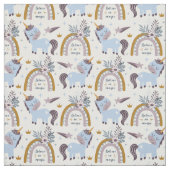 かわいい一角獣信じの魔法 ファブリック (見本)