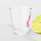 かわいい一角蛙のファンタジーショットグラス ショットグラス (左)