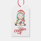 かわいい一角飴の杖 ギフトタグ (正面)