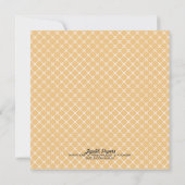 かわいい七面鳥の感謝祭ディナー4th誕生日 招待状 (裏面)