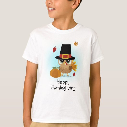 かわいい七面鳥の感謝祭 Tシャツ (正面)