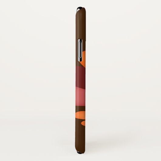 かわいい七面鳥を加えます一流の感謝祭をがつがつむさぼって下さい Case-Mate iPhoneケース (裏面/右)