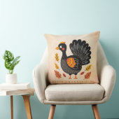 かわいい七面鳥ハッピーサンクスギビング装飾用クッション クッション (椅子)