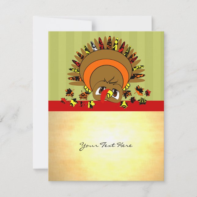 かわいい七面鳥 (正面)