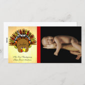 かわいい七面鳥 シーズンカード (正面/裏面)