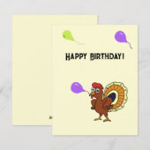 かわいい七面鳥 シーズンカード (正面/裏面)