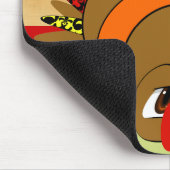 かわいい七面鳥 マウスパッド (コーナー)