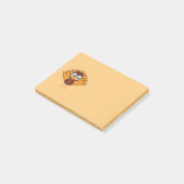 かわいい七面鳥 |感謝祭 | ポストイット (アングル)