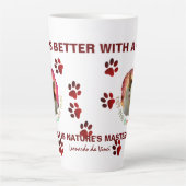 かわいい三毛猫 カフェラテマグ (正面)