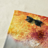 かわいい三毛猫 ビーチタオル (インサイチュ)