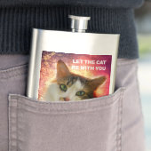 かわいい三毛猫 フラスク (インサイチュ)