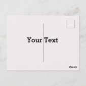 かわいい三毛猫 ポストカード (裏面)