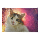 かわいい三毛猫 枕カバー (裏面)