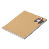 かわいい三色バセットハウンドパピー ノートパッド (回転)