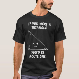かわいい三角数学カップル友達ガールフレンド Tシャツ