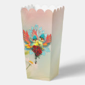 かわいい上機嫌の鳥たち。 フェイバーボックス (裏面)