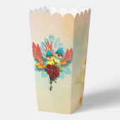 かわいい上機嫌の鳥たち。 フェイバーボックス (正面)