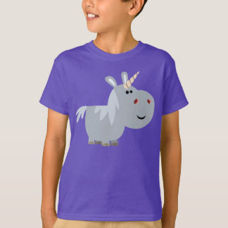 かわいい不可解な漫画ユニコーンの子供たちTシャツ Tシャツ