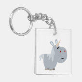 かわいい不可解な漫画ユニコーンアクリルキーチェーン キーホルダー (正面左)