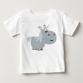 かわいい不可解な漫画ユニコーンベビーTシャツ ベビーTシャツ