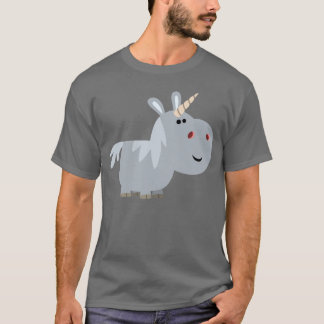 かわいい不可解な漫画ユニコーンTシャツ Tシャツ