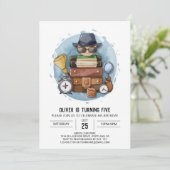 かわいい不思議な探偵の誕生日 招待状 (スタンド正面)