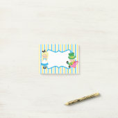 かわいい不思議の国のアリスの子供たち ポストイット (デスク上)