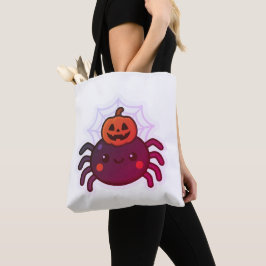 かわいい不気味かわいいハロウィンスパイダー トートバッグ