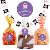 かわいい不気味がハロウィンカスタム ラウンドシール