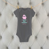 かわいい不気味がハロウィーン名前をカスタムする ベビーボディスーツ