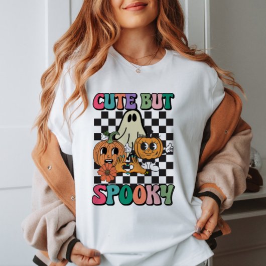 かわいい不気味がハロウィーンGroovy Tシャツ
