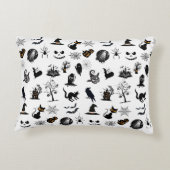かわいい不気味とハロウィン アクセントクッション (裏面)