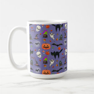 かわいい不気味とハロウィン コーヒーマグカップ