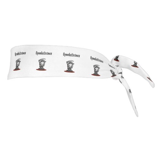 かわいい不気味なハロウィーンの死神 タイヘッドバンド (回転90)