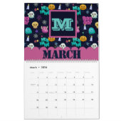 かわいい不気味なハロウィーン新学期 カレンダー (3月 2026)