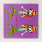 かわいい不気味な人魚の魔女サンダー_コーブ ジグソーパズル (横)