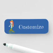 かわいい不気味な人魚の魔女サンダー_コーブ 名札 (インサイチュ)