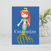 かわいい不気味な人魚の魔女サンダー_コーブ 招待状 (スタンド正面)