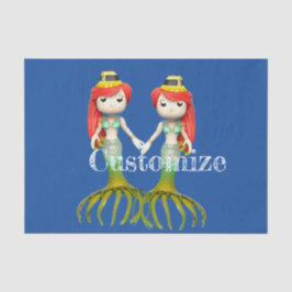 かわいい不気味な人魚の魔女サンダー_コーブ 薄葉紙