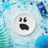 かわいい不気味な幽霊ハローウィンパーティ紙プレート ペーパープレート (パーティー)