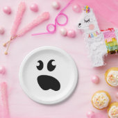 かわいい不気味な幽霊ハローウィンパーティ紙プレート ペーパープレート (パーティー)