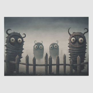 かわいい不気味な怪物 薄葉紙