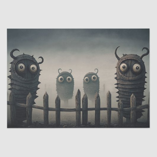 かわいい不気味な怪物 薄葉紙 (正面)