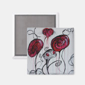 かわいい不気味な生き物お洒落ゴシックホラーアート マグネット (正面/裏面)