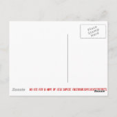 かわいい不気味な生き物ゴシックファンタジー悲しいモンスターアート ポストカード (裏面)