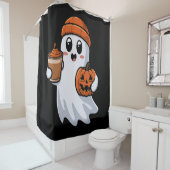 かわいい不気味な シャワーカーテン (インサイチュ)