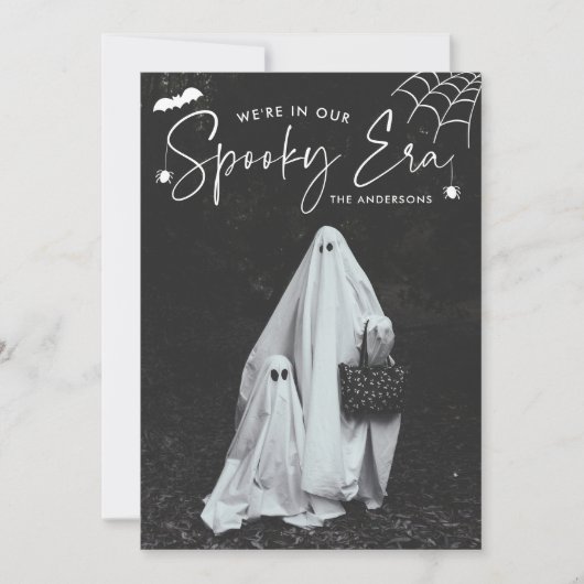 かわいい不気味エラフォトハロウィーン シーズンカード (正面)