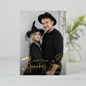 かわいい不気味エラフォトハロウィーン 箔シーズンカード (立ち正面)